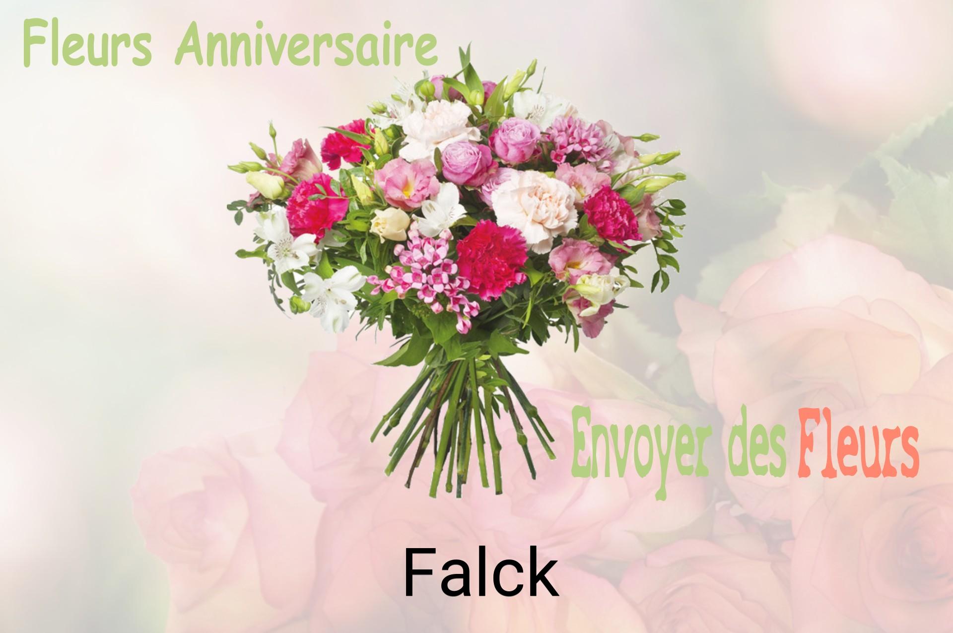 Bouquet de fleurs d’anniversaire livré à Falck